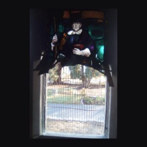 Vandalized Stained Glass window