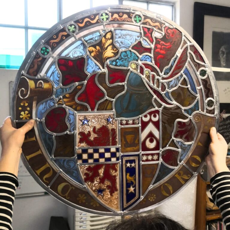 Stained Glass window after restoration